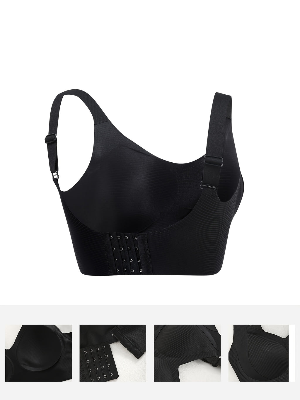 2pcs  Push Cup Underwear Breathable Anti-Sag Removable Padding Wireless Design